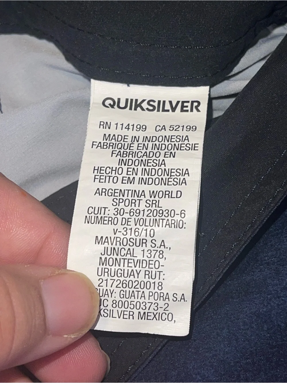 Quicksilver board shorts